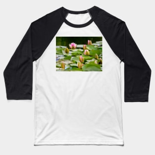 Pond with Water Lilies Baseball T-Shirt